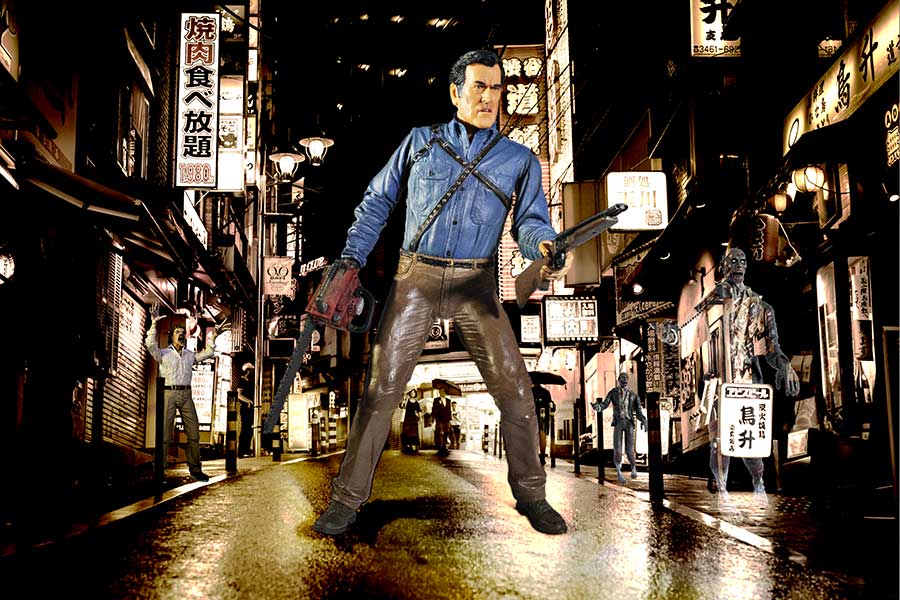 Ash Williams in trouble