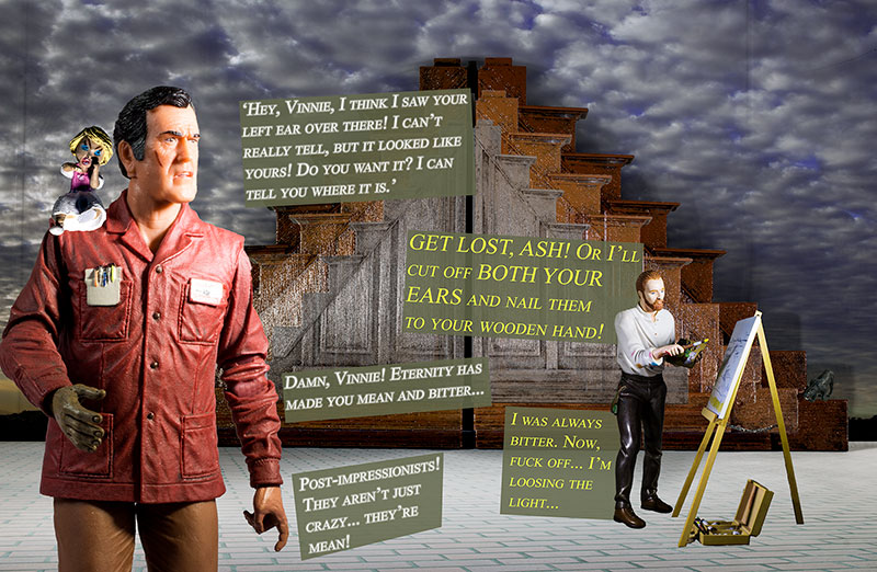 Ash Williams meets Vincent Van Gogh