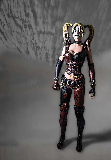 Full body shot of Halrey Quinn