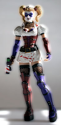 Harley Quinn faces the camera