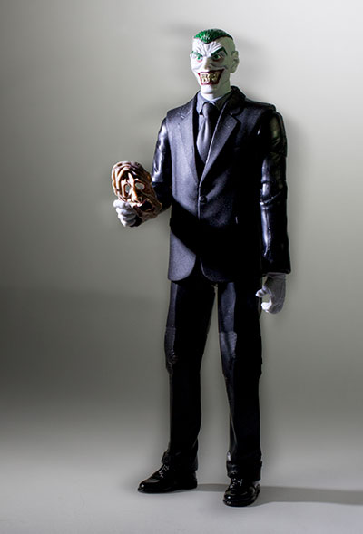 The Joker in dark suit