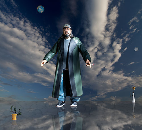 Silent Bob with cigie