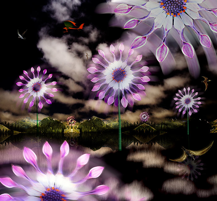 Organic Windmill in the sky