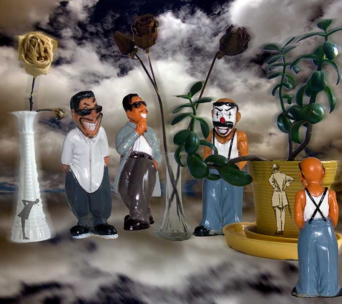 Homies smell the flowers