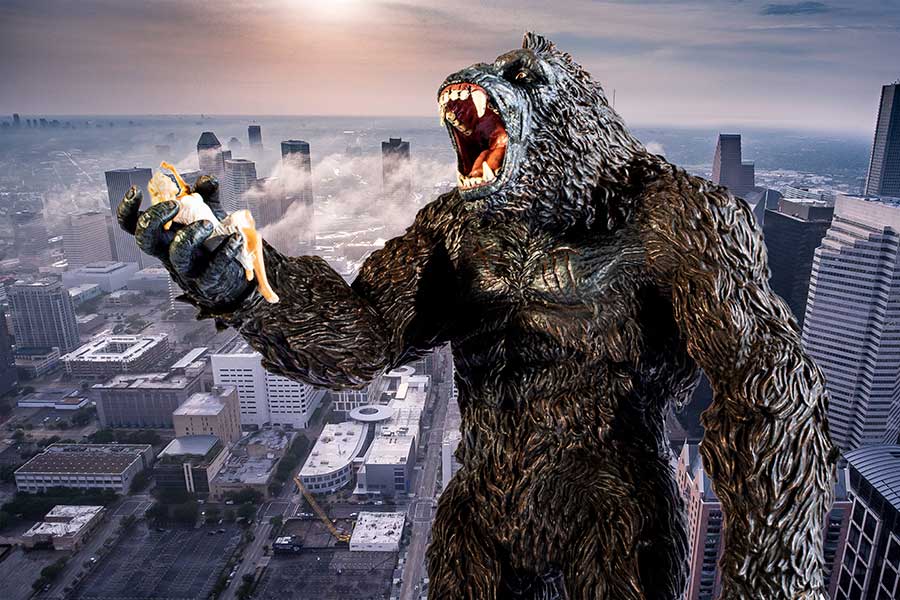 King Kong and Faye Wray