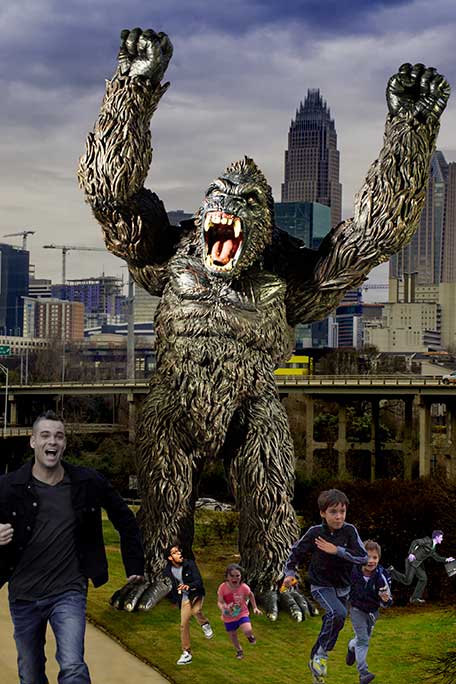 King Kong at the park