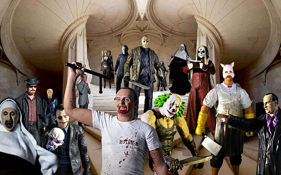 A stairway full of psychos