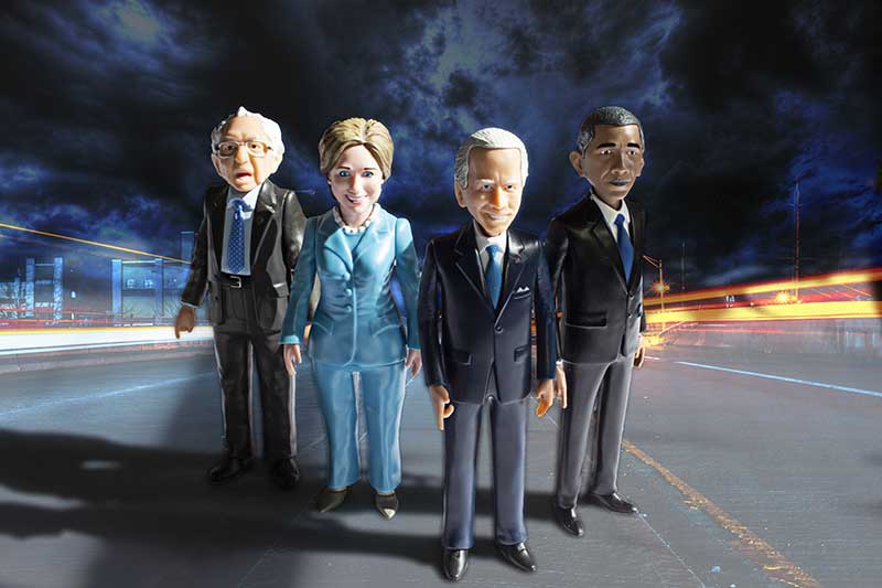 Bernie, Hillary, Joe, Liz & Barak