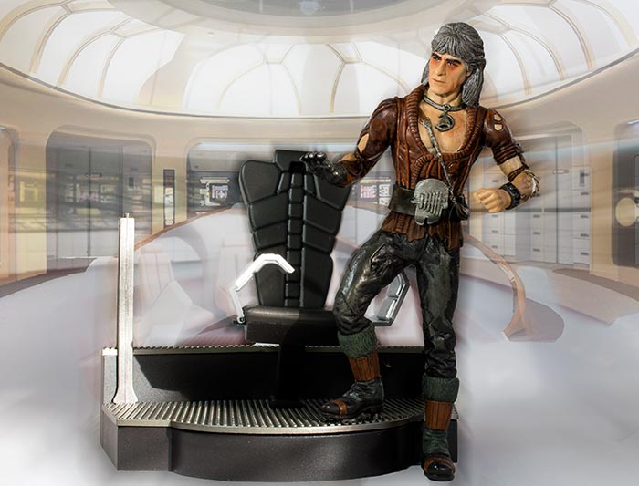 Khan on the bridge of a Starship