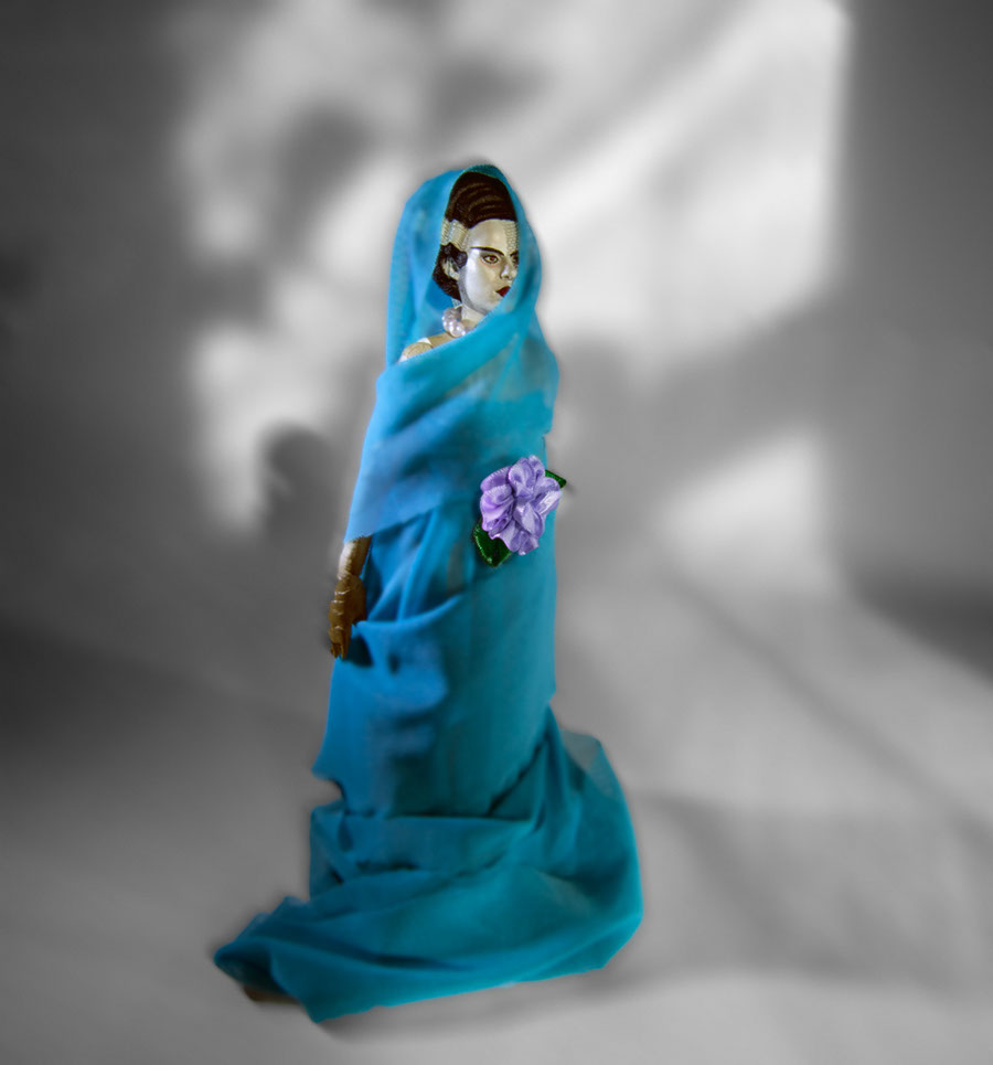 The Bride of Frankenstein ponders her future