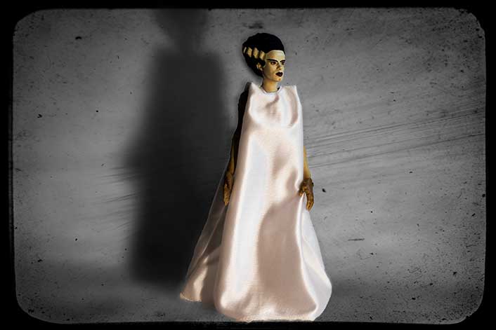 The Bride in hospital gown