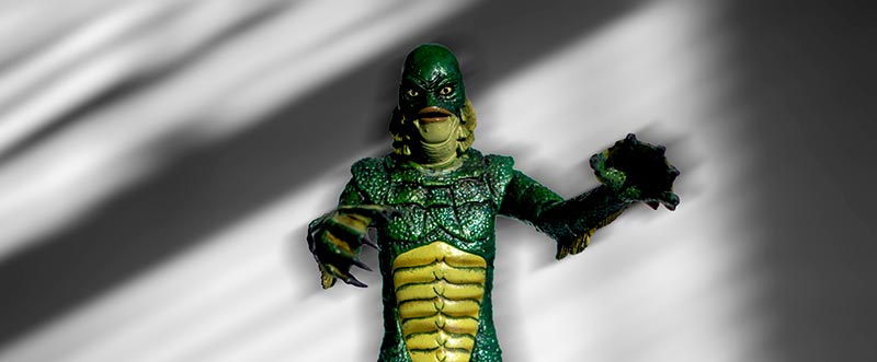 This is not the Black Lagoon... The Gill man in the studio