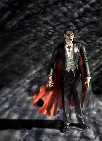 Dracula with hat