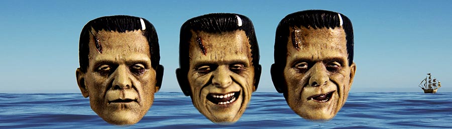 Frankenstein monster heads