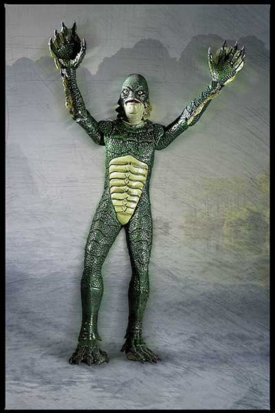 Gill-man arms up