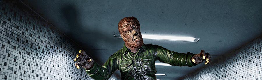 Wolfman in the subway