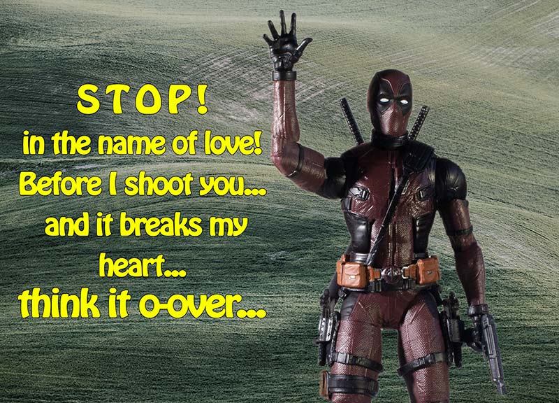 Deadpool sings Mowtown