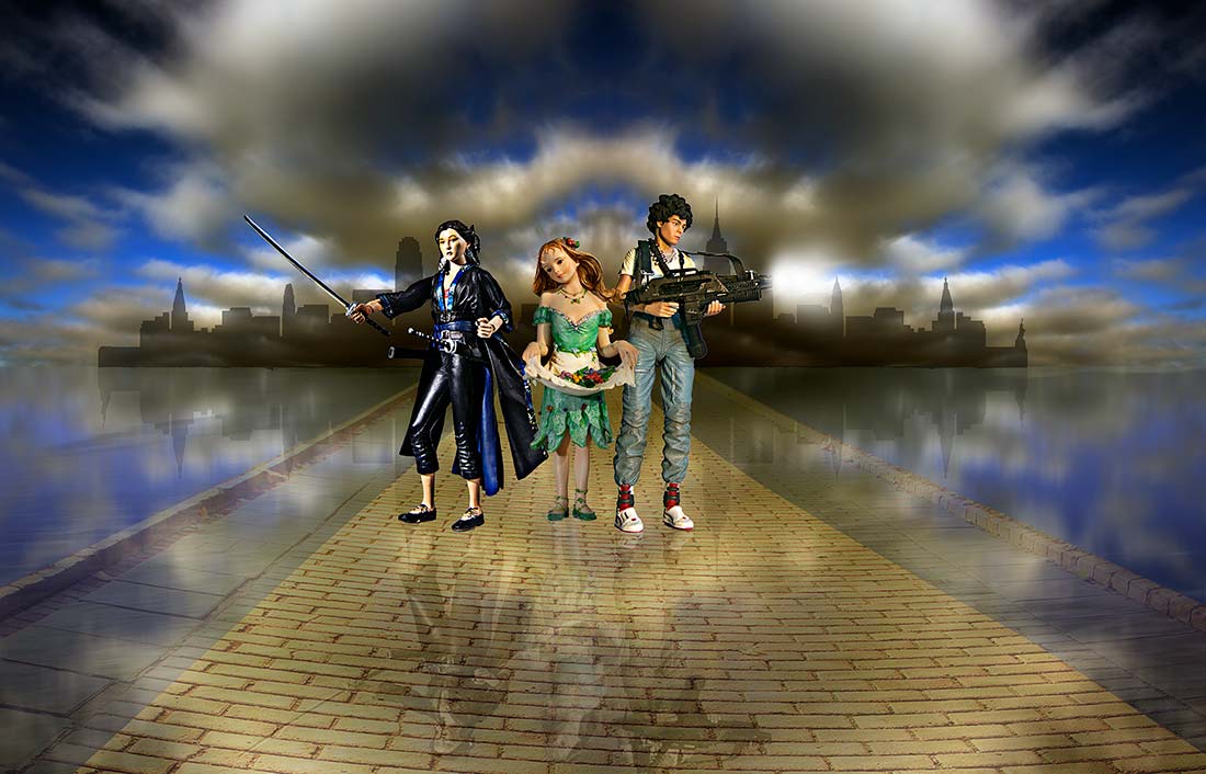 Follow the yellow brick road