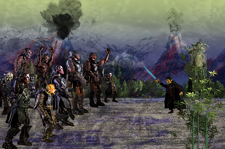 Frodo vs. Orcs and Goblins