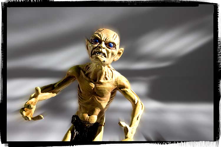 Gollum angry