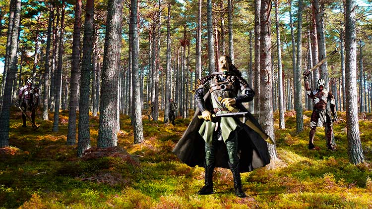 Legolas under attack