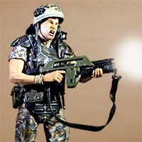 Hudson fires his weapon