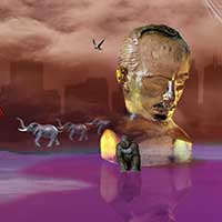 Marti bust landscape